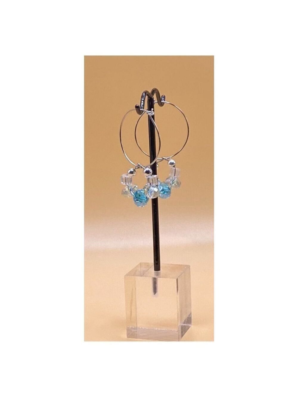 Fun Handmade Vintage looking Jewelry - Blue